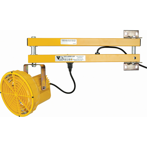 Lampes pour les quais, Bras 24", 50 W, Ampoule Sodium haute pression, Polycarbonate Moffatt Supply & Specialties