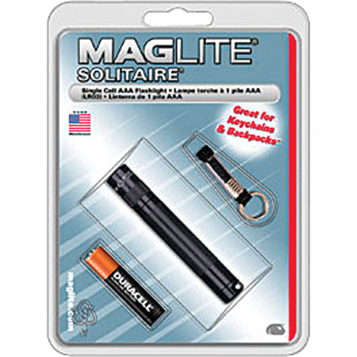 Lampes de poche Solitaire, Incandescente, 2 lumens, Piles AAA Moffatt Supply & Specialties