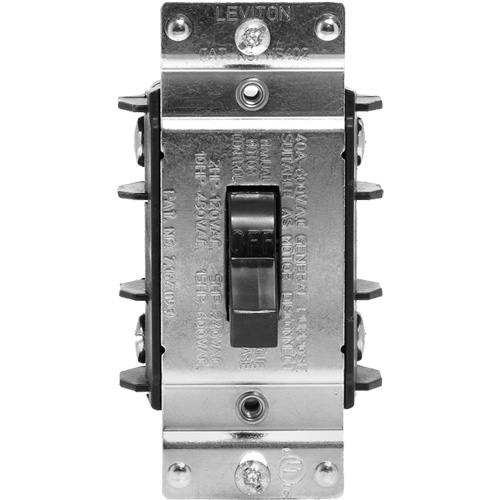 Interrupteur bipolaire monophas&eacute; Moffatt Supply & Specialties