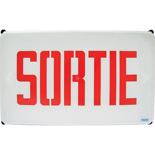 Aqua NEMA 4x Sortie Signs, LED, Hardwired, French Moffatt Supply & Specialties