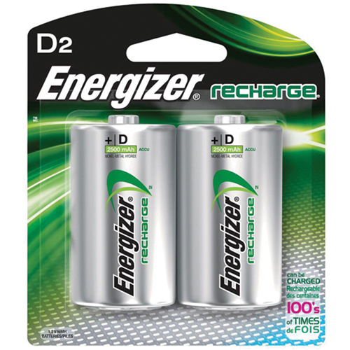 Rechargeable NiMH Batteries, D, 1.2 V Moffatt Supply & Specialties