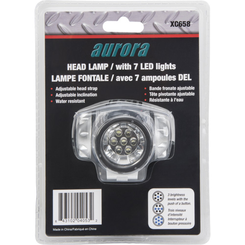 Lampe frontale, DEL, 28 lumens, 20 hres de fonctionnement, piles AAA Moffatt Supply & Specialties
