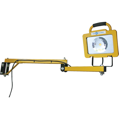 Heavy-Duty Dock Light, 40" Arm, 38 W, LED Lamp, Metal Moffatt Supply & Specialties
