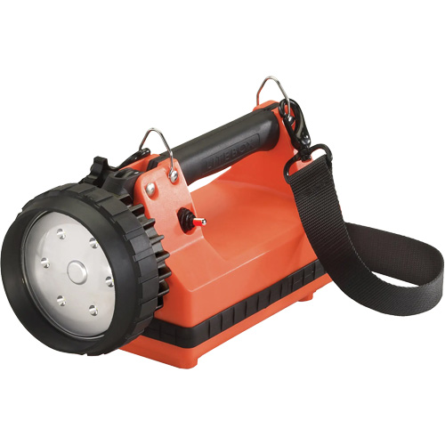 E-Flood&reg; FireBox&reg; Lantern, LED, 615 Lumens, 8 Hrs. Run Time, Rechargeable Batteries, Included Moffatt Supply & Specialties