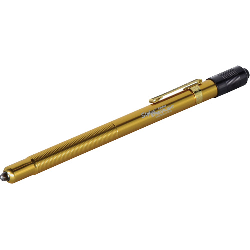 Lampe stylo Stylus, DEL, 11 lumens, Corps en Aluminium, piles AAAA, Compris Moffatt Supply & Specialties
