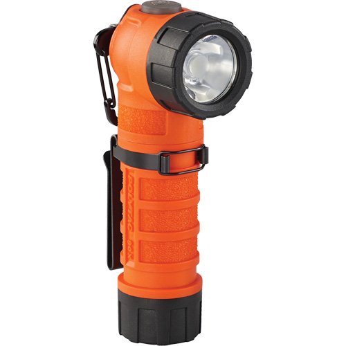 PolyTac&reg; 90 X Right Angle Flashlight, LED, CR123A Batteries, Polymer Moffatt Supply & Specialties