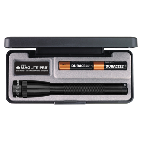 Mini&reg; PRO Flashlight, LED, 272 Lumens, AA Batteries Moffatt Supply & Specialties