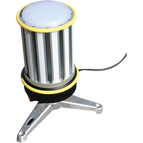 Beacon 360° Wide Area Light With Floor Stand, LED, 120 W, 13000 Lumens, Aluminum Housing Moffatt Supply & Specialties