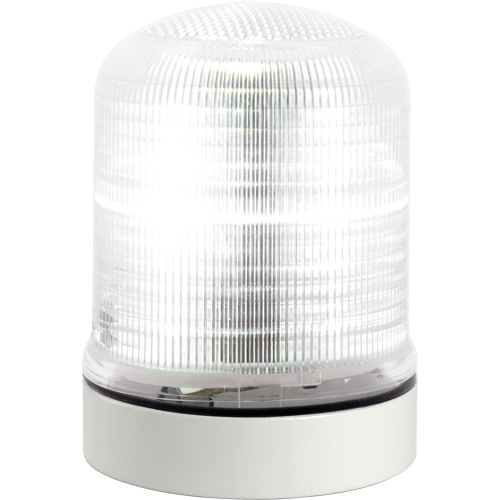 Streamline&reg; Modular Multifunctional LED Beacons, Continuous/Flashing/Rotating, Clear Moffatt Supply & Specialties