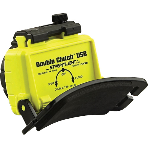 Lampe frontale Double Clutch USB, DEL, 125 lumens, 3,5 hres de fonctionnement, piles Rechargeable Moffatt Supply & Specialties