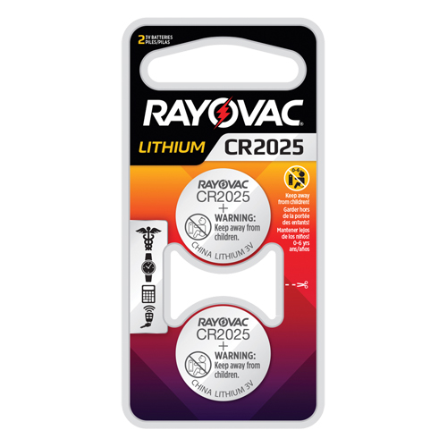 CR2025 Lithium Coin Cell Batteries, 3 V Moffatt Supply & Specialties