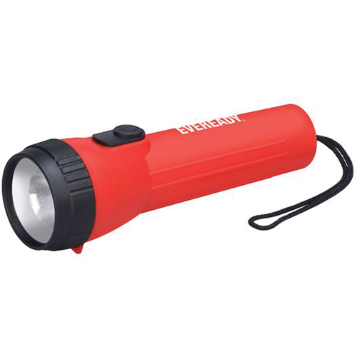 Industrial General Purpose Flashlight, LED, 25 Lumens, D Batteries Moffatt Supply & Specialties