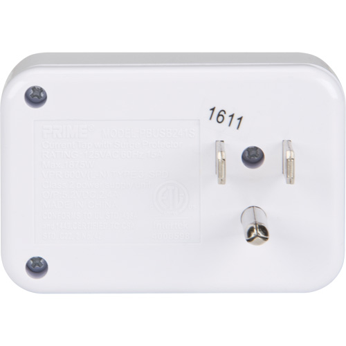 Prime&reg; USB Charger with Surge Protector Moffatt Supply & Specialties