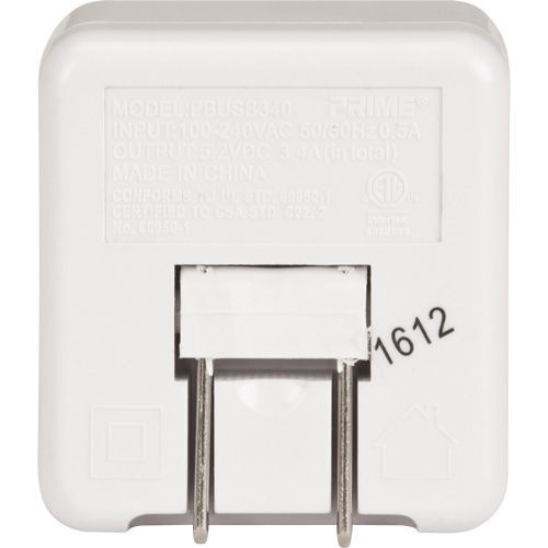 Prime&reg; High-Speed USB Charger Moffatt Supply & Specialties