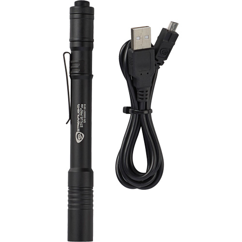 Stylus Pro&reg; USB Pen Light, LED, 350 Lumens, Aluminum Body, Rechargeable Batteries, Included Moffatt Supply & Specialties