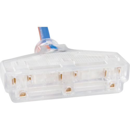 Cordon rallonge en caoutchouc TPE avec indicateur lumineux, Toutes saisons, SJEOW, AWG 12/3, 15 A, 3 prise(s), 25' Moffatt Supply & Specialties