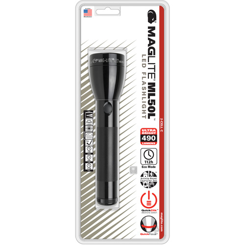 Lampe de poche, DEL, 490 lumens, Piles C Moffatt Supply & Specialties