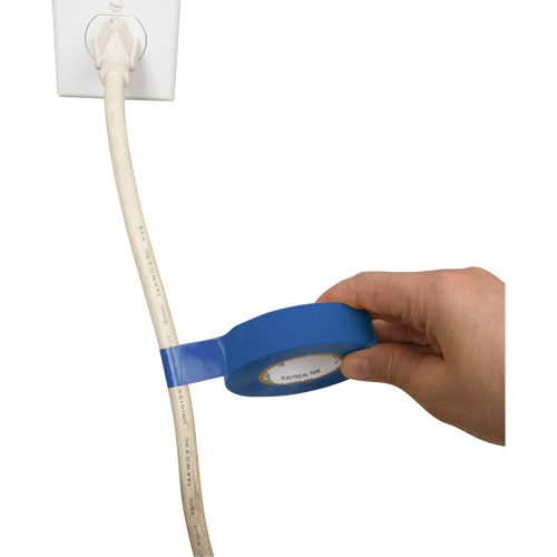 Electrical Tape, 19 mm (3/4") x 18 M (60'), Blue, 7 mils Moffatt Supply & Specialties