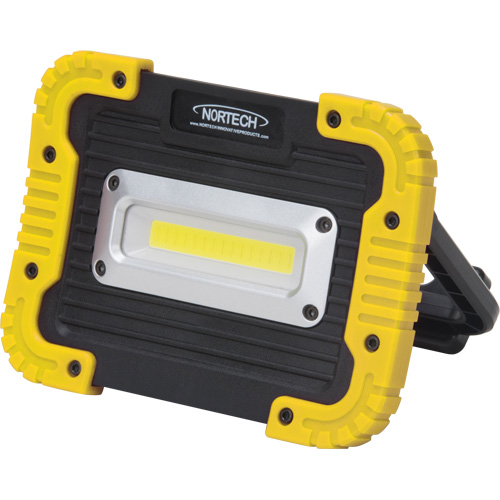 Portable Work Light, LED, 10 W, 1000 Lumens, Plastic Housing Moffatt Supply & Specialties