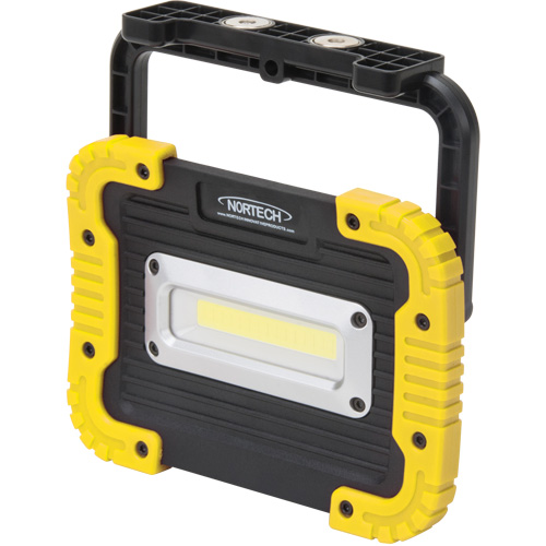 Portable Work Light, LED, 10 W, 1000 Lumens, Plastic Housing Moffatt Supply & Specialties
