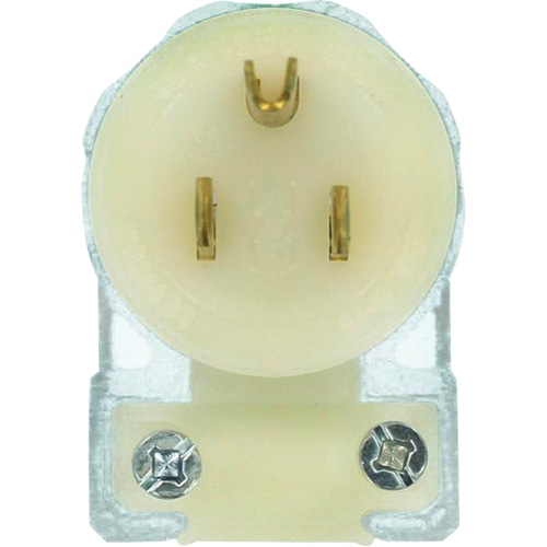 Angled Hospital Grade Extension Plug, Nylon, 15 Amps, 125 V Moffatt Supply & Specialties