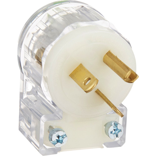 Prise de rallonge &agrave; angle de qualit&eacute; hospitali&egrave;re, Nylon, 20 A, 250 V Moffatt Supply & Specialties