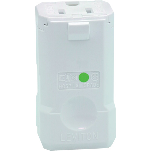 Connecteur de prise de rallonge de qualit&eacute; hospitali&egrave;re, 5-15R, Nylon Moffatt Supply & Specialties