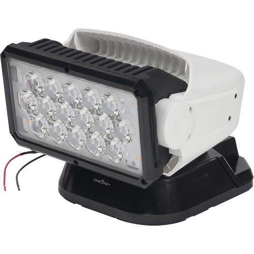 Utility Remote Control Search Light, LED, 4250 Lumens Moffatt Supply & Specialties