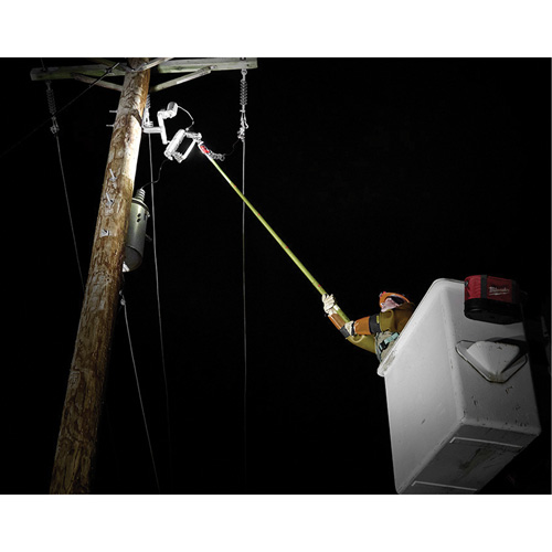 REDLITHIUM USB Utility Hot Stick Light, LED, Rechargeable Batteries, Aluminum Moffatt Supply & Specialties