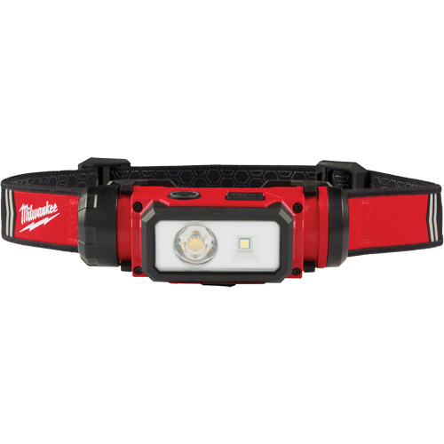 REDLITHIUM USB Hardhat Headlamp, LED, 600 Lumens, 5 Hrs. Run Time, Rechargeable Batteries Moffatt Supply & Specialties