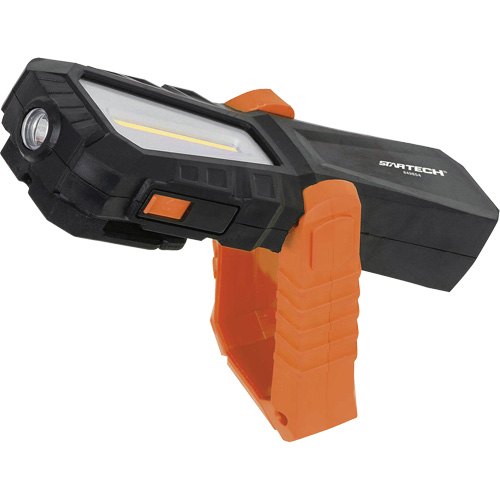 Rechargeable COB Work Light with Magnetic Pivot Base, LED, 240 Lumens, Plastic Housing Moffatt Supply & Specialties