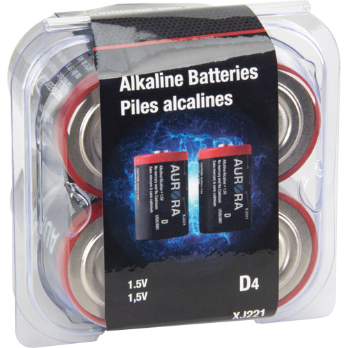 Piles alcalines industrielles, D, 1,5 V Moffatt Supply & Specialties