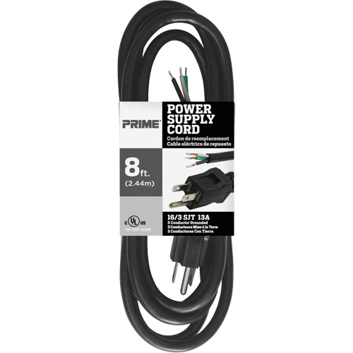 Replacement Brown Power Supply Cord Moffatt Supply & Specialties