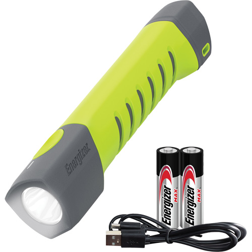 Petite lampe de poche hybride et portative de la s&eacute;rie Pro, DEL, 500 lumens, Piles Rechargeable/AA Moffatt Supply & Specialties