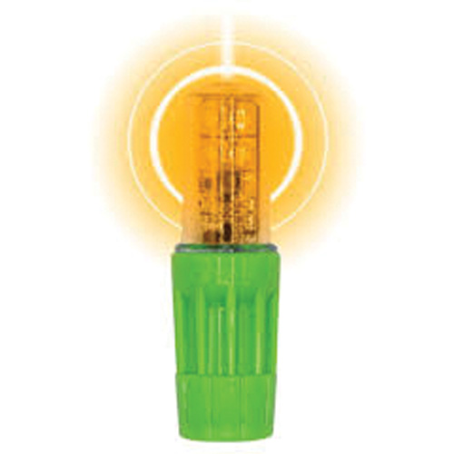 Rocket&reg; II Super Bright LED Light for 1156 Socket Style Warning Whips, Flashing, Amber Moffatt Supply & Specialties