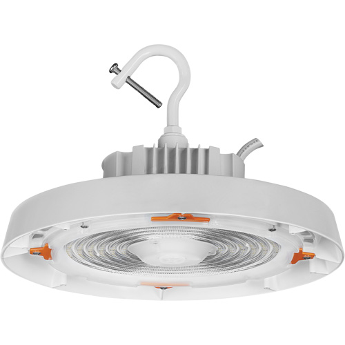 UFO High Bay Light, LED, 120 - 347 V, 150 W, 7.3" H x 11" W Moffatt Supply & Specialties