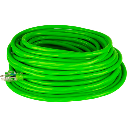 Industrial Extension Cord, All-Weather, SJTW, 10/3 AWG, 15 A, 100' Moffatt Supply & Specialties