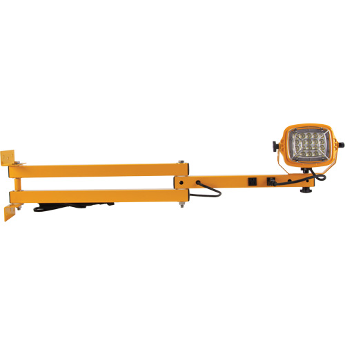 Dock Light, 40" Arm, 50 W, LED Lamp, Metal Moffatt Supply & Specialties