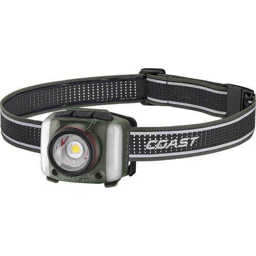 FL97R Tri-Colour Headlamp with Twist Focus & Voice Activation, LED, 830 Lumens, 2 Hrs. Run Time, Rechargeable Batteries Moffatt Supply & Specialties
