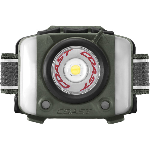 FL97R Tri-Colour Headlamp with Twist Focus & Voice Activation, LED, 830 Lumens, 2 Hrs. Run Time, Rechargeable Batteries Moffatt Supply & Specialties