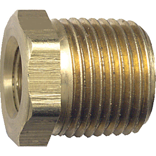 R&eacute;duction m&acirc;le-femelle pour tuyau, 3/8" x 1/4", NPT x FPT, Laiton Moffatt Supply & Specialties