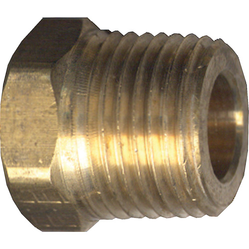 Hex Head Cored Plug, Pipe, 1/2" Dia., Brass Moffatt Supply & Specialties