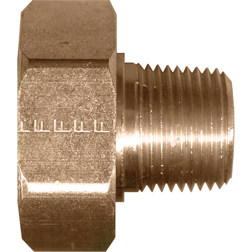 Swivel Connector, 1/2" Dia, Brass Moffatt Supply & Specialties