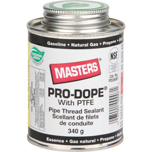 Pipe Thread Sealant, Brush Can, 250 ml, -129° C - 204° C/-200° F - 400° F Moffatt Supply & Specialties