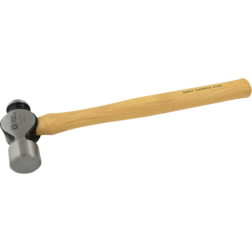 Ball Pein Hammer, 40 oz. Head Weight, Plain Face, Wood Handle Moffatt Supply & Specialties