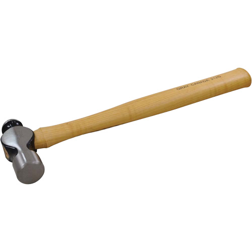 Ball Pein Hammer, 16 oz. Head Weight, Plain Face, Wood Handle Moffatt Supply & Specialties