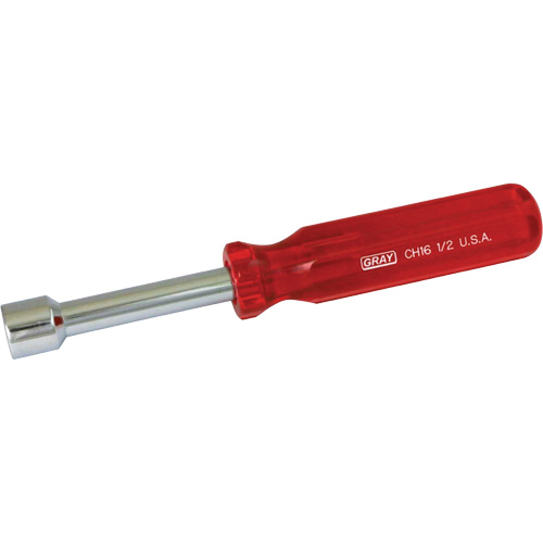 SAE Nut Driver, 1/2" Drive, 7" L Moffatt Supply & Specialties