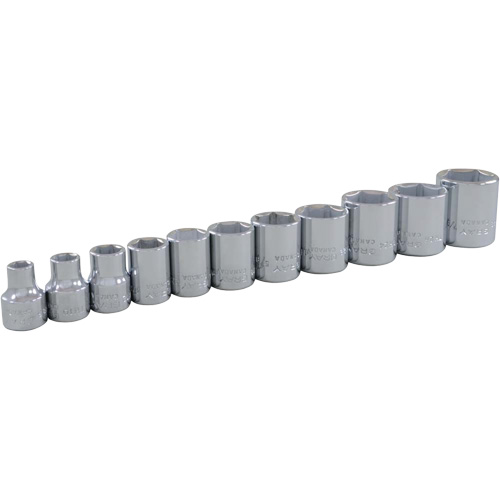 Jeu de douilles SAE, 11 Mcx, Prise de 3/8" Moffatt Supply & Specialties