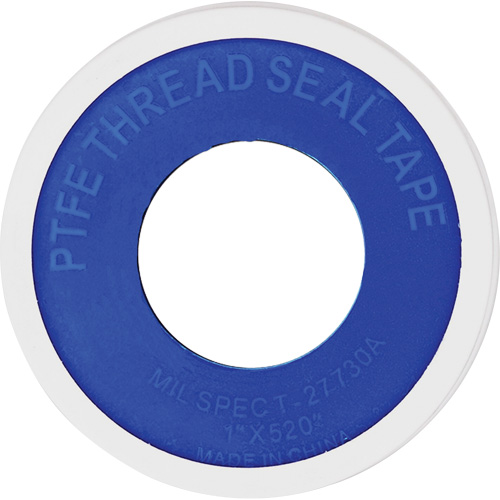 PTFE Thread Tape, 520" L x 1" W, White Moffatt Supply & Specialties