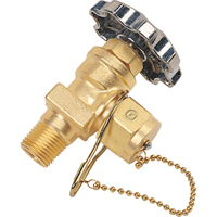 Station Valve with Gas Tight & Chain, Brass Moffatt Supply & Specialties